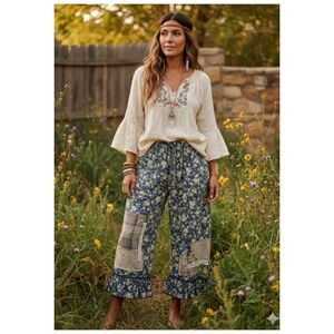 Bohemian Floral Patchwork Bloomers